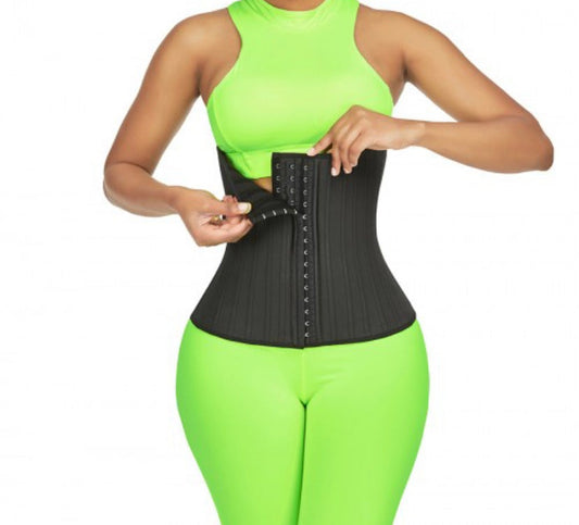 29 Steel Bones Latex Hooks Waist Trainer - snatchmebykaoir